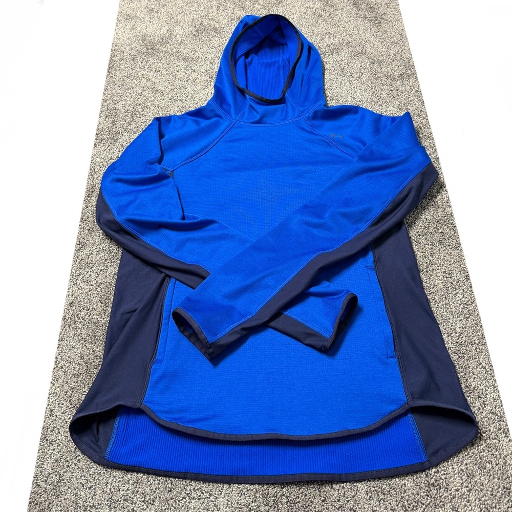 Blue Under Armour Coldgear Reactor Hoodie, L